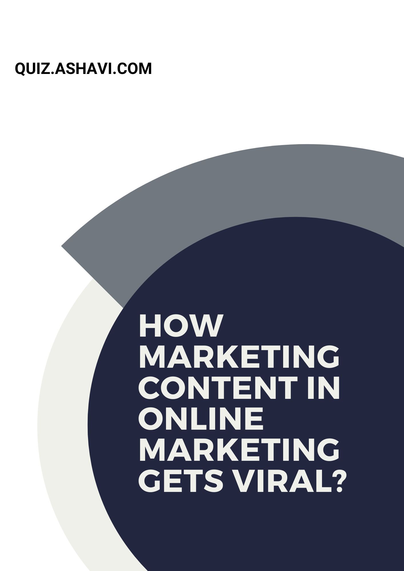 How marketing content in online marketing gets viral?